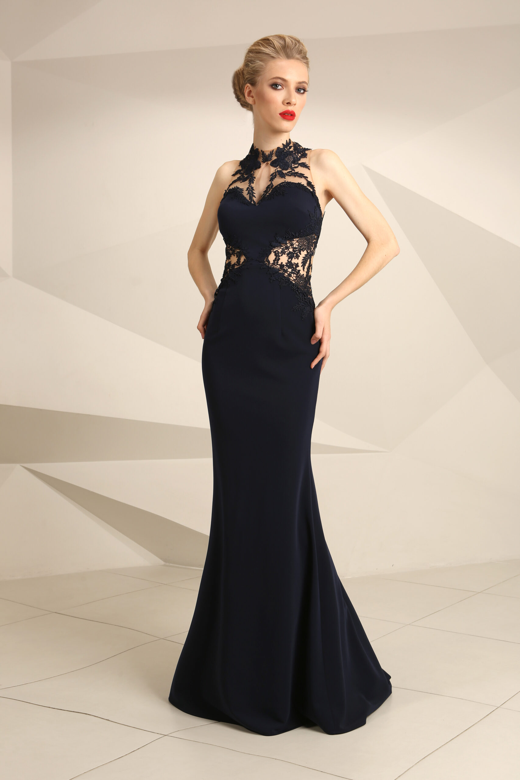 RIERA DRESS - Navy