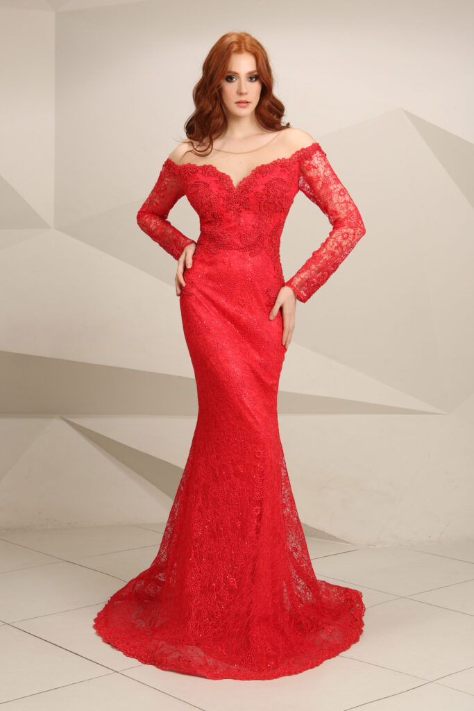 ANNA DRESS - Red