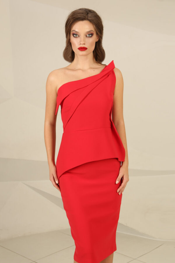 ELIZA DRESS in Red size 10, 12, 14, 8