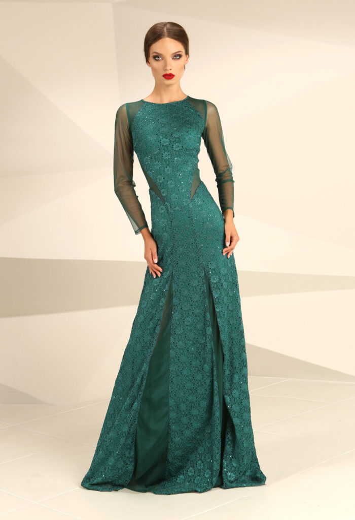 IVY DRESS - Emerald Green